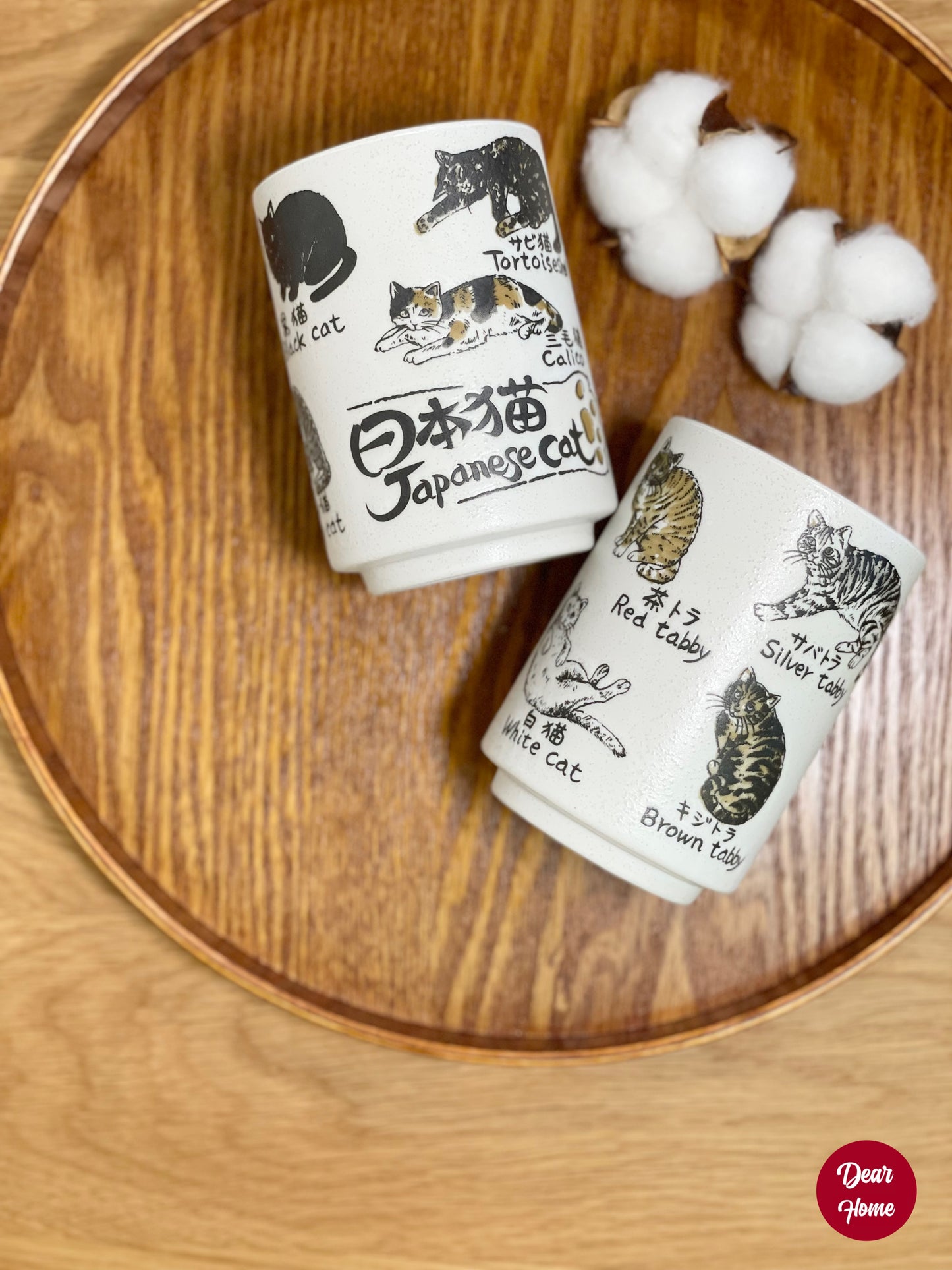 日本製 ❘ Monoshiri系列美濃燒日本貓咪茶杯 (260ml)
