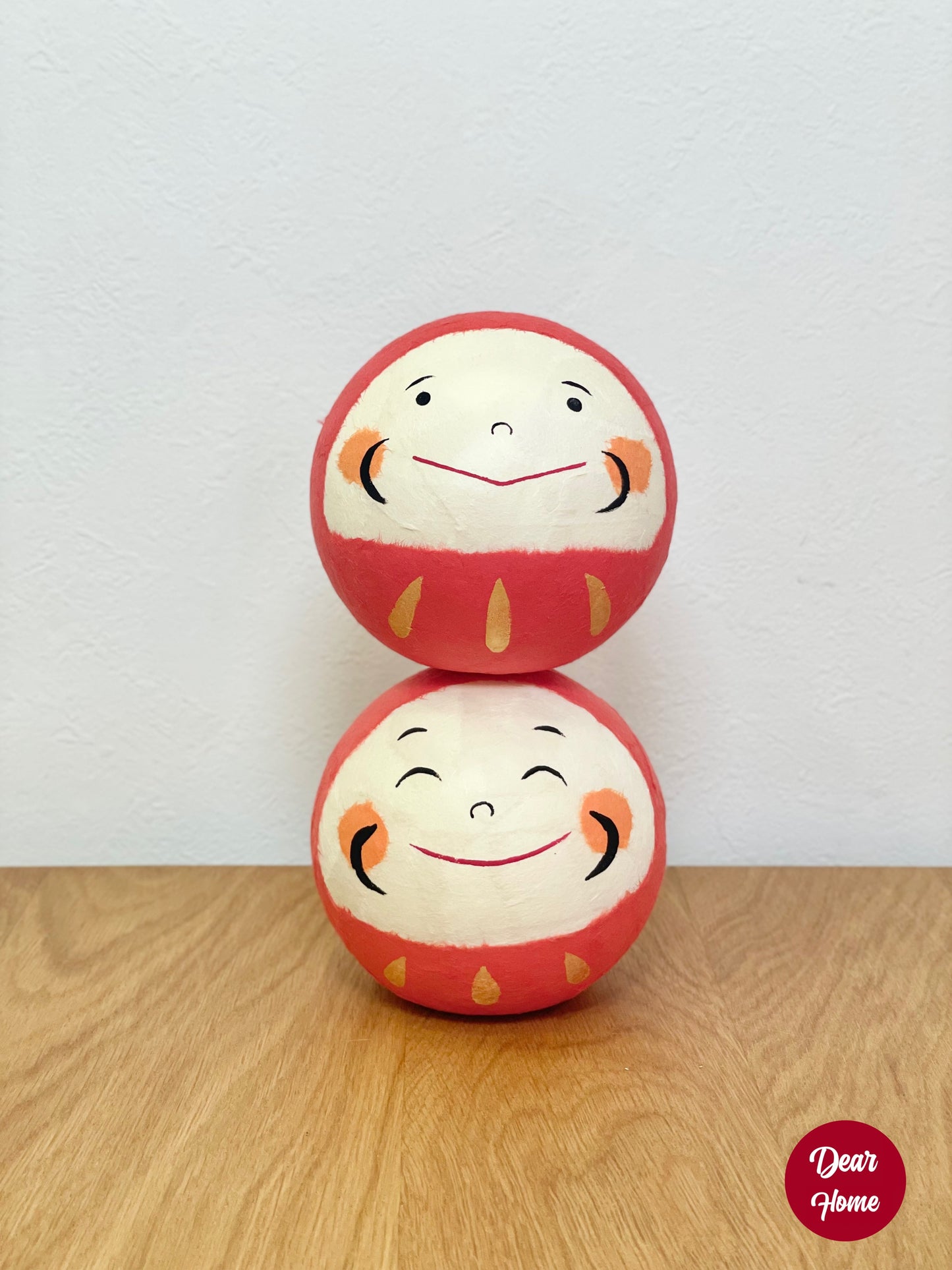 日本製 ❘ 日本和紙微笑達摩 (紅色)
