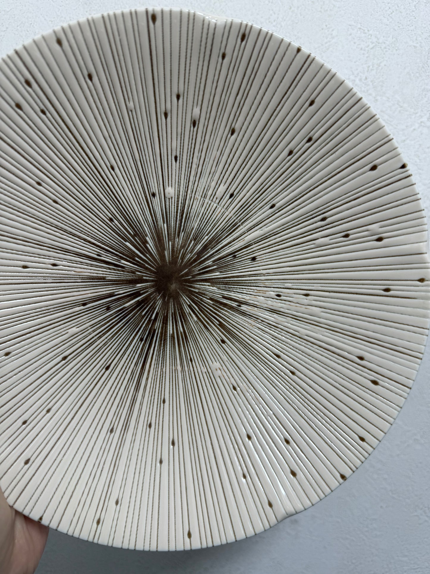 **瑕疵品** 日本製 ❘ 千段十草系列美濃燒餐碟 (22cm)