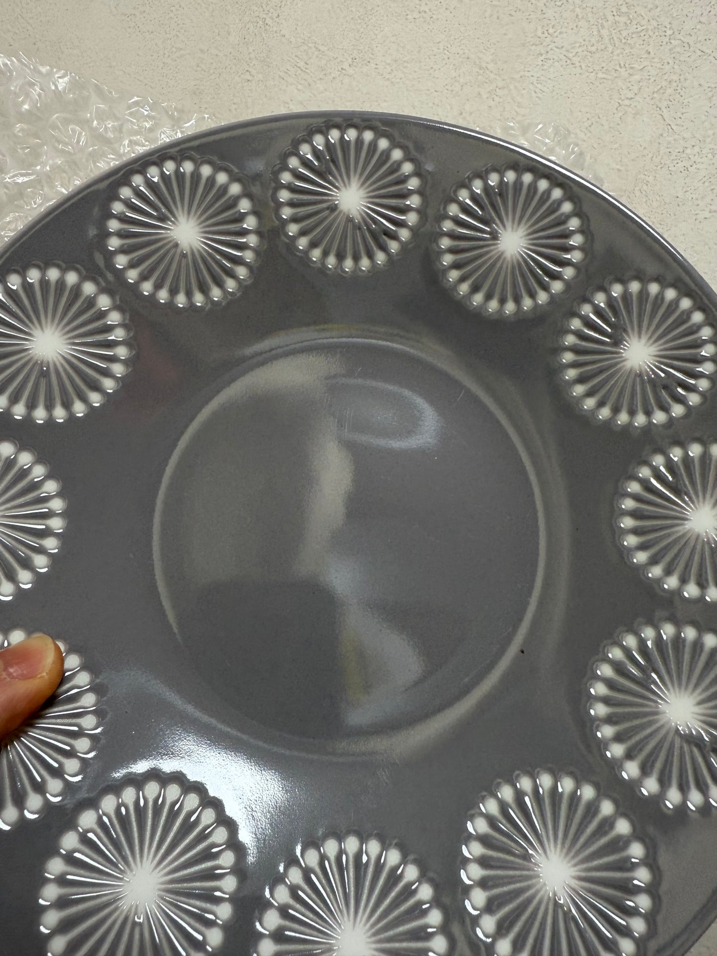 **瑕疵品** 日本製 ❘ Moco系列蒲公英美濃燒餐碟 (22.2cm)