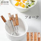 日本製 ❘ Fluffy天然木製動物甜品叉 (12cm)