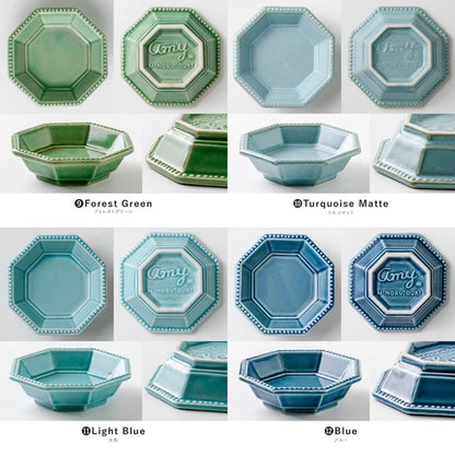 日本製 ❘ Amy系列彩色八角形小碟 (8.7cm)