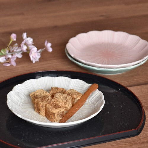日本製 ❘ Ashikaga系列美濃燒花形餐碟 (16.5cm)
