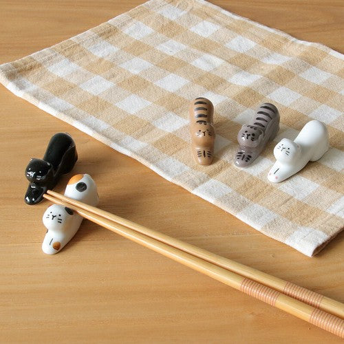 日本製 ❘ 貓咪波佐見燒瓷器筷子架